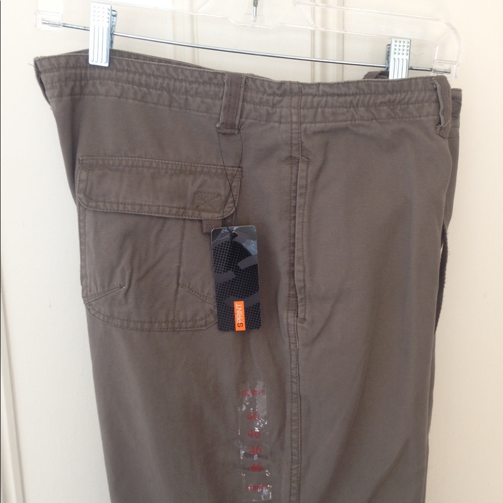 SPRINT Cargo Camp Uniform Work Pants Canvas Cotton